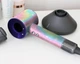 Вінілова захисна наклейка на фен Dyson різнобарвний мерехтливий принт, арт.711093 - зображення 1