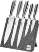 Набор ножей Hölmer Stone 6 предметов (KS-66225-MSSSS Stone) - изображение 1