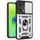 Ударопрочный чехол Camshield Serge Ring для Xiaomi Redmi Note 12 Pro 5G Серебряный Без бренда - изображение 1