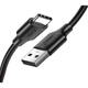 Кабель для зарядки Ugreen US287 USB Type-C to USB 2.0 1.5m Черный - изображение 1