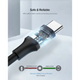 Кабель Ugreen US287/60116 USB Type-С - USB 2.0 1м Черный - изображение 3