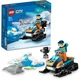 Конструктор LEGO City Арктичний дослідницький снігохід 70 деталей (60376) - зображення 9