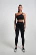 Женский костюм для фитнеса Whatiwear с утяжкой и эффектом Push Up (Пуш Ап) черный L (1356-black-L) - изображение 1