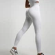 Женский костюм для фитнеса Whatiwear с утяжкой и эффектом Push Up (Пуш Ап) белый L (1356-white-L) - изображение 2