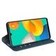 Чохол Taba Retro-Skin для Samsung Galaxy M32 / M325 книжка шкіра PU з візитницею синій - зображення 4