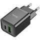 Сетевое зарядное устройство Hoco N28 PD20W+QC3.0 (20W) - Black - изображение 3