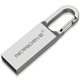 Металева флешка з карабіном для комп'ютера USB 2.0 64GB MicroDrive Сірий - зображення 2