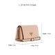 Жіноча сумка GUESS BAG VB838578 DOWNTOWN CHIC MINI XBODY FLAP, BEIGE COLOR (MKP0947111) - зображення 3