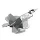 Металлический 3D-пазл Piececu Самолет F-22 - изображение 3