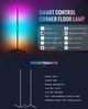 Напольний кутовий смарт торшер WLCF RGB LED - зображення 10