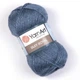 Турецкая пряжа для вязания YarnArt Silk Royal (силк рояль) мериносовая шерсть 431 джинс меланж - изображение 1