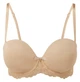 Бюстгальтер Gossard Superboost Lace 7737 англійський преміум балконет без бретелей без push-up 75F Nude (5053014951450) - зображення 1
