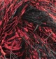 Турецька пряжа для в'язання нитки Alize DECOFUR (Декафур) трава 1381 чорний червоний - зображення 2