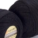 Турецкая пряжа для вязания YarnArt Canarias (канариус) тонкий ирис 9999 черный - изображение 2