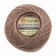 Турецкая пряжа для вязания YarnArt Canarias (канариус) тонкий ирис 0015 коричневый - изображение 2