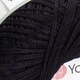 Турецкая летняя пряжа для вязания YarnArt YarnArt Violet (виолет) 999 черный - изображение 3
