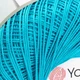 Турецька літня пряжа для в'язання YarnArt YarnArt Violet (віолет) 0008 бірюза - зображення 3
