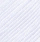Турецкая пряжа для вязания Alize Merino Royal (мерино рояль) 100% мериносовая австралийская шерсть-55 белый - изображение 2