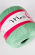 Турецька пряжа для в'язання Madame Tricote Maxi (МАКСІ) річний мерсеризує бавовна 6361 темна м'ята - зображення 1