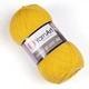 Пряжа для ручного вязания YarnArt Merino De Luxe 50 ( мерино де люкс 50) нитки зимняя пряжа 586 желтый - изображение 1