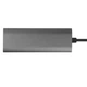 Док-станция хаб CHIEFTEC DSC-502 USB 3.2 Type-C - HDMI USB 3.2x2 USB-C PD 80W 5в1 Black - изображение 2