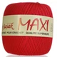 Турецька пряжа для в'язання Madame Tricote Maxi (МАКСІ) річний мерсеризує бавовна 6328 червоний - зображення 1