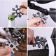 Универсальный ключ Снежинка (черный) Multitool Snowflake Tool гаечный (и не только) (1007662-Black-1) - изображение 7