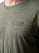 Футболка хлопковая длинная мужская 5.11 Tactical Triblend Legacy Short Sleeve Tee 41230ABL-223 2XL Military Green Heather (2000980595914) - изображение 3