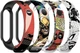 Комплект ремінців ArmorStandart для Xiaomi Mi Band 7/6/5 Superhero 4 шт (ARM59728) - зображення 1