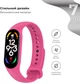 Ремешок ArmorStandart New Style для Xiaomi Mi Band 7/6/5 Barbie Pink (ARM61897) - изображение 3