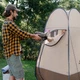 Намет-душ розкладний Naturehike NH17Z002-P Бежева (6927595795934) - зображення 5