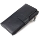 Женский вертикальный кошелек из натуральной кожи CANPELLINI Wallet 21641 Черный - изображение 1