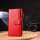 Вертикальный Женский кошелек из натуральной кожи CANPELLINI Wallet 21640 Красный - изображение 7
