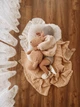 Детский подарочный набор из 2-х вещей с бежевой повязкой one size 0-12 мес Kiddie Widdie - изображение 2