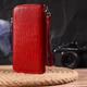 Оригинальный вертикальный кошелек для женщин из натуральной кожи CANPELLINI с монетницей Красный (bg216fash13) - изображение 13