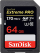 SanDisk SDXC Extreme Pro 64 GB V30 UHS-I U3 (SDSDXXY-064G-GN4IN) - obraz 1