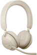 Навушники Jabra Evolve2 65, Link380c MS Stereo Beige (26599-999-898) - зображення 2