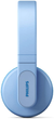 Słuchawki nauszne Philips Kids TAK4206 Kolorowe panele świetlne Wireless Blue (TAK4206BL/00) - obraz 2