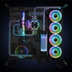 Набір вентиляторів Thermaltake Riing Trio 14 RGB Radiator Fan TT Premium Edition (комплект з 3-х) Black (CL-F077-PL14SW-A) - зображення 6