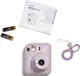 Фотоапарат моментального друку Fujifilm Instax Mini 12 (16806133) Lilac Purple + ремінець - зображення 8