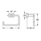 Тримач туалетного паперу Grohe Essentials Cube, без кришки, матовий графіт (40507AL1) - изображение 2