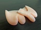 Силіконовий напальчник для ніг з роздільником великого пальця Anti-Crack Sets Beige - изображение 5