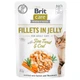 Влажный корм Brit Care Cat pouch, для кошек, филе трески и форели в желе, 85 г - изображение 2