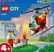 Zestaw klocków LEGO City Helikopter strażacki 53 elementy (60318) - obraz 1