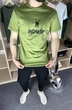Мужская футболка Intruder Bunny хлопковая классическая с коротким рукавом и круглым вырезом оливковая/2XL - изображение 3