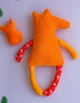 Мягкая игрушка-сплюшка Лисичка WooolyWool ручной работы - изображение 3