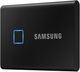 Dysk SSD Samsung Portable T7 TOUCH 500 GB USB 3.2 Type-C Czarny (MU-PC500K/WW) External - obraz 2