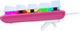 Klawiatura przewodowa HyperX Alloy Origins 60 HX Red USB Pink (572Y6AA) - obraz 7