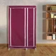 Тканевый шкаф для вещей Ason Storage Wardrobe 88105 2 секции 105 х 45 х 170 см Бордовый (51692BU) - изображение 2