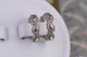 Сережки кільця Хuping Jewelry тріо 1.6 см сріблясті - зображення 1